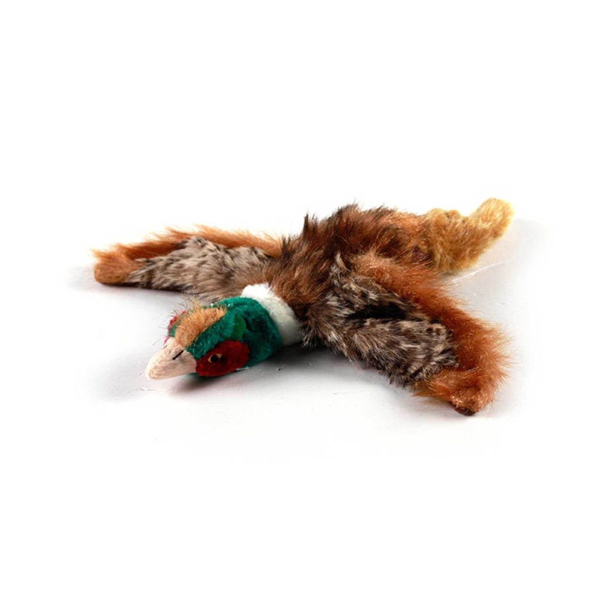 Dog Plush Toy - Pheasant Squeaky Interactive Small Life Like Bird