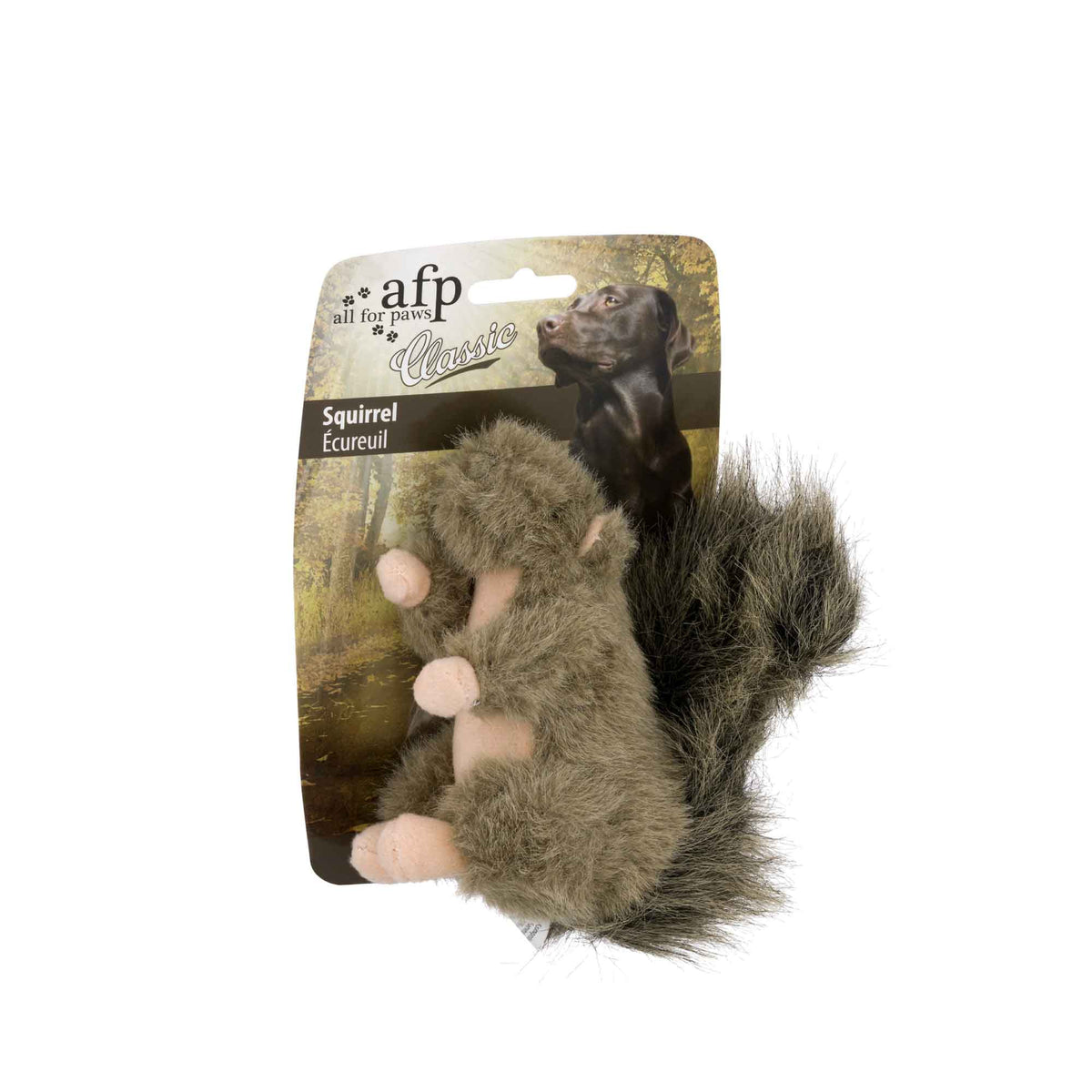 Dog Plush Toy - Squirrel Squeaky Interactive Small Life Like Pet