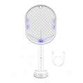 Tooleroo 2 in 1 Rechargeable Mosquito Swatter, White