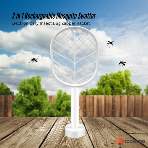 2 in 1 Rechargeable Mosquito Swatter