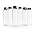 Kitchee 500ml Glass Water Drink Bottle with Stainless Steel Lid
