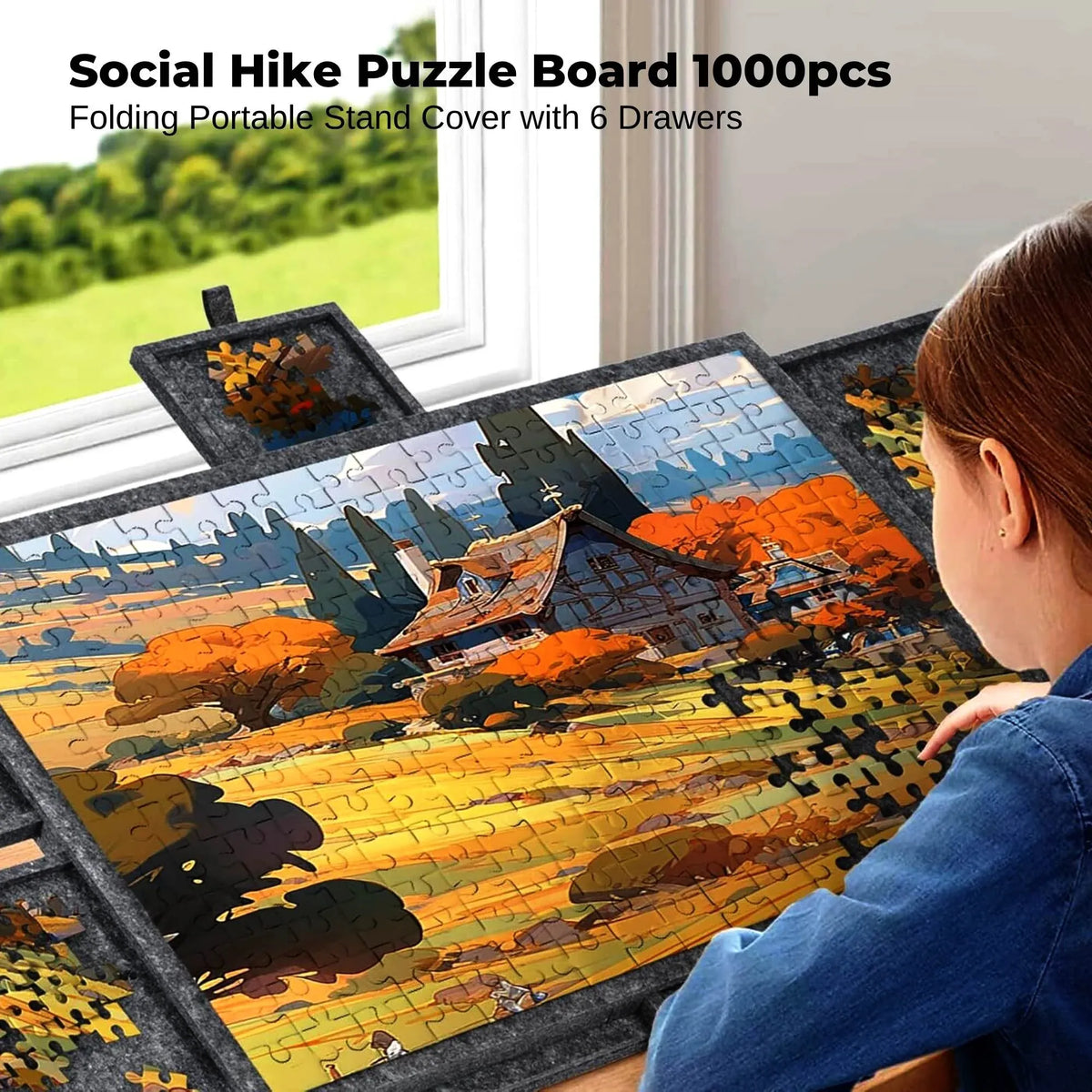 Social Hike Puzzle Board 1000 pcs