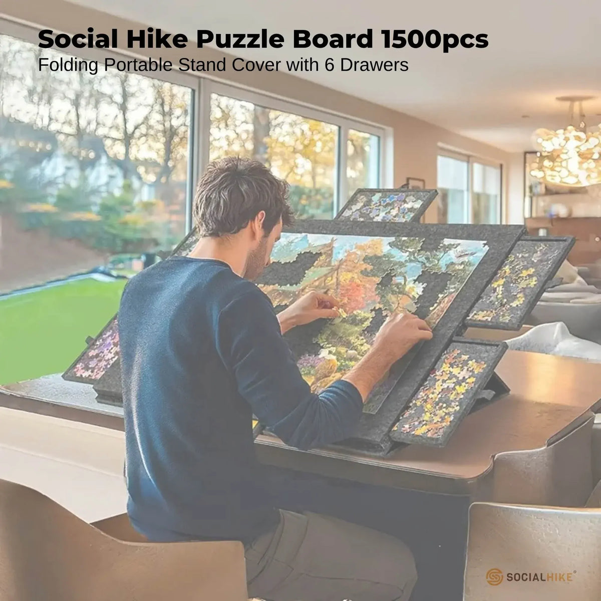 Social Hike Puzzle Board 1500 pcs