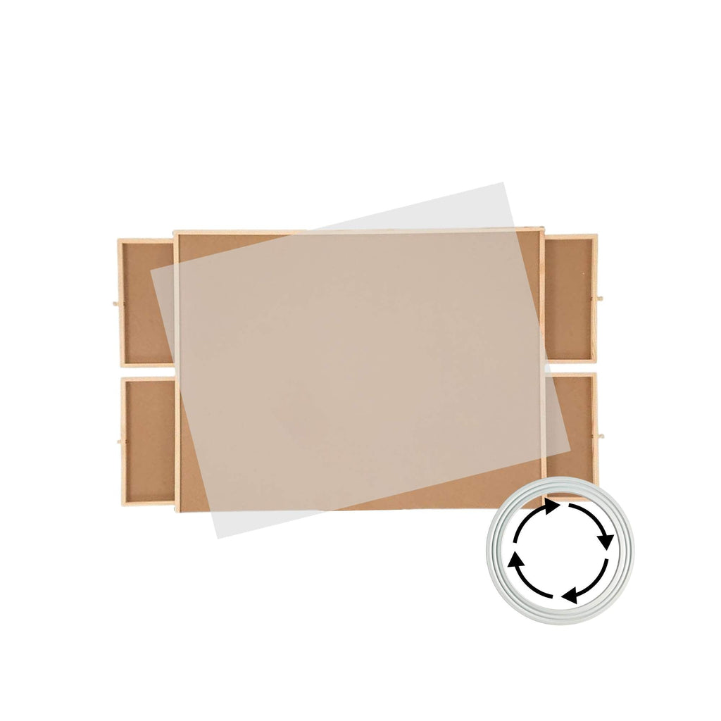 Social Hike Rotating Puzzle Board, 1000 pcs, Wood, on a white background