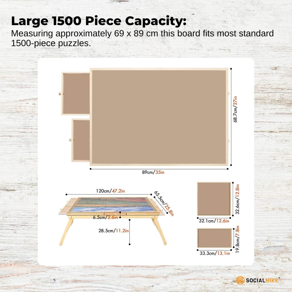 Social Hike Puzzle Board Table 1500 pcs