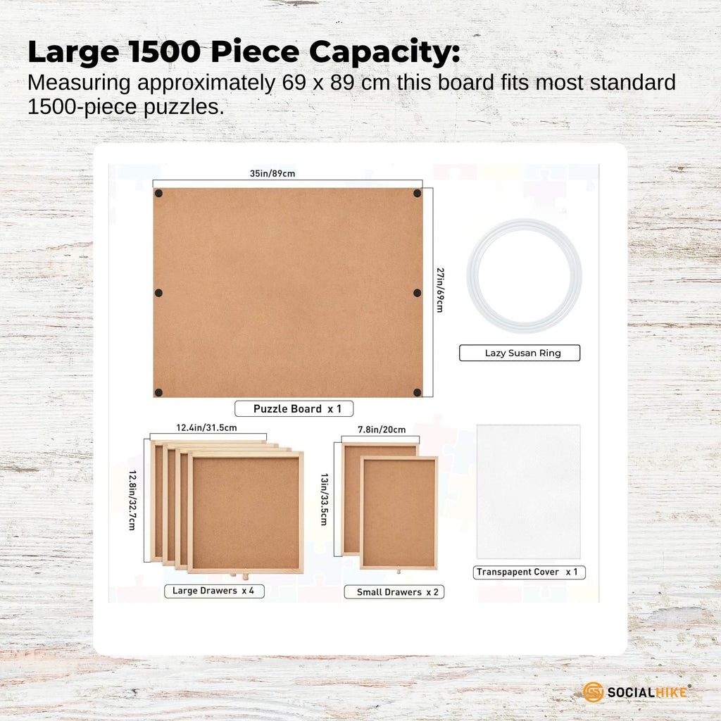 Social Hike Puzzle Board 1500 pcs