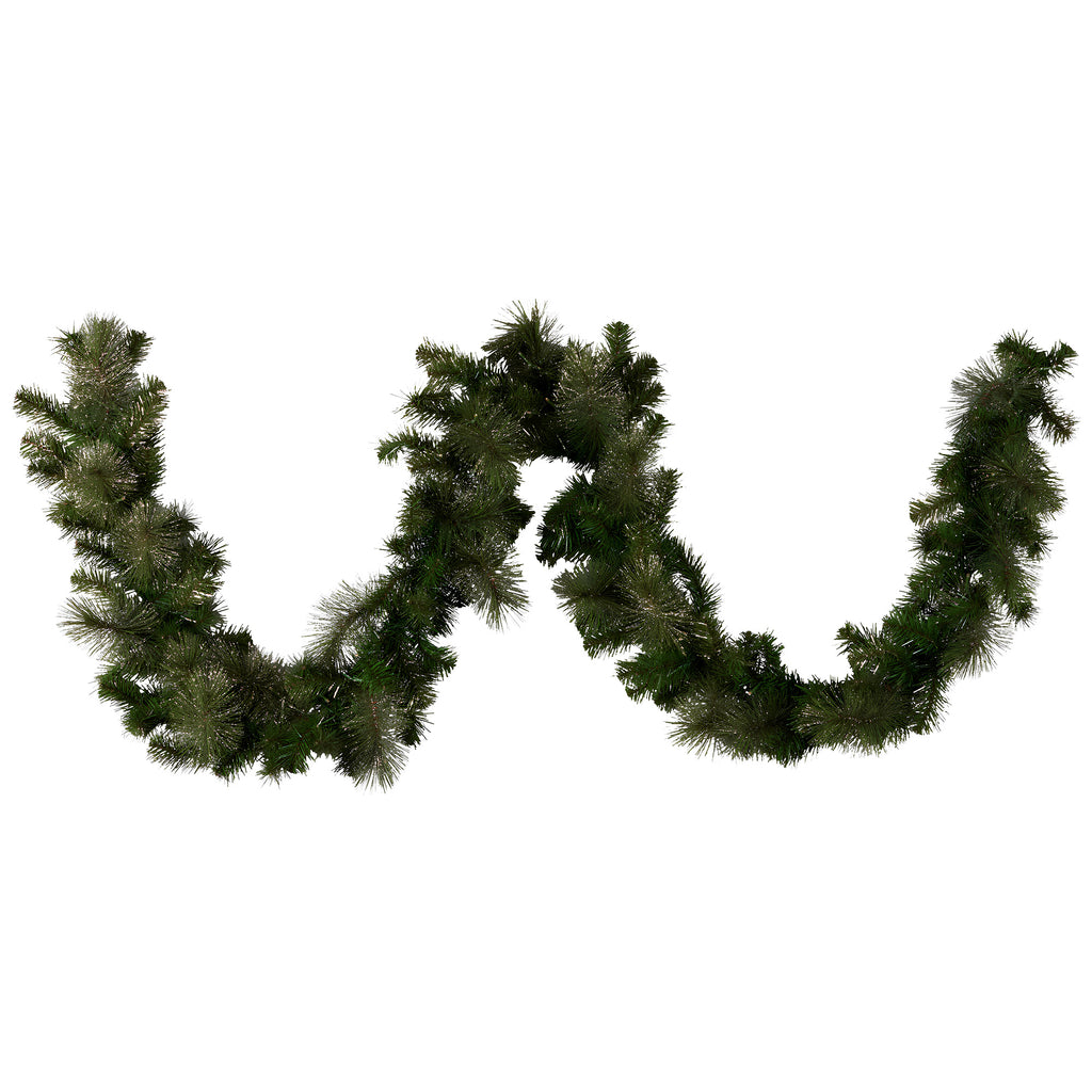 Christabelle Gold Glitter Pine Garland with Multi-Function LEDs, 2.7 m