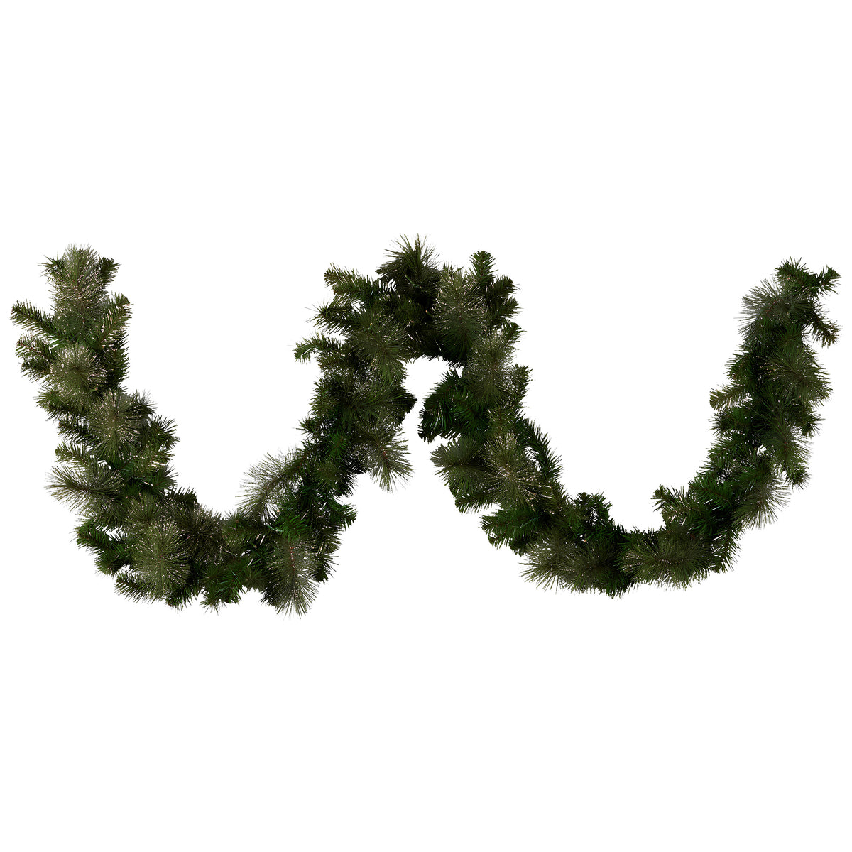 Christabelle Gold Glitter Pine Garland with Multi-Function LEDs, 2.7 m