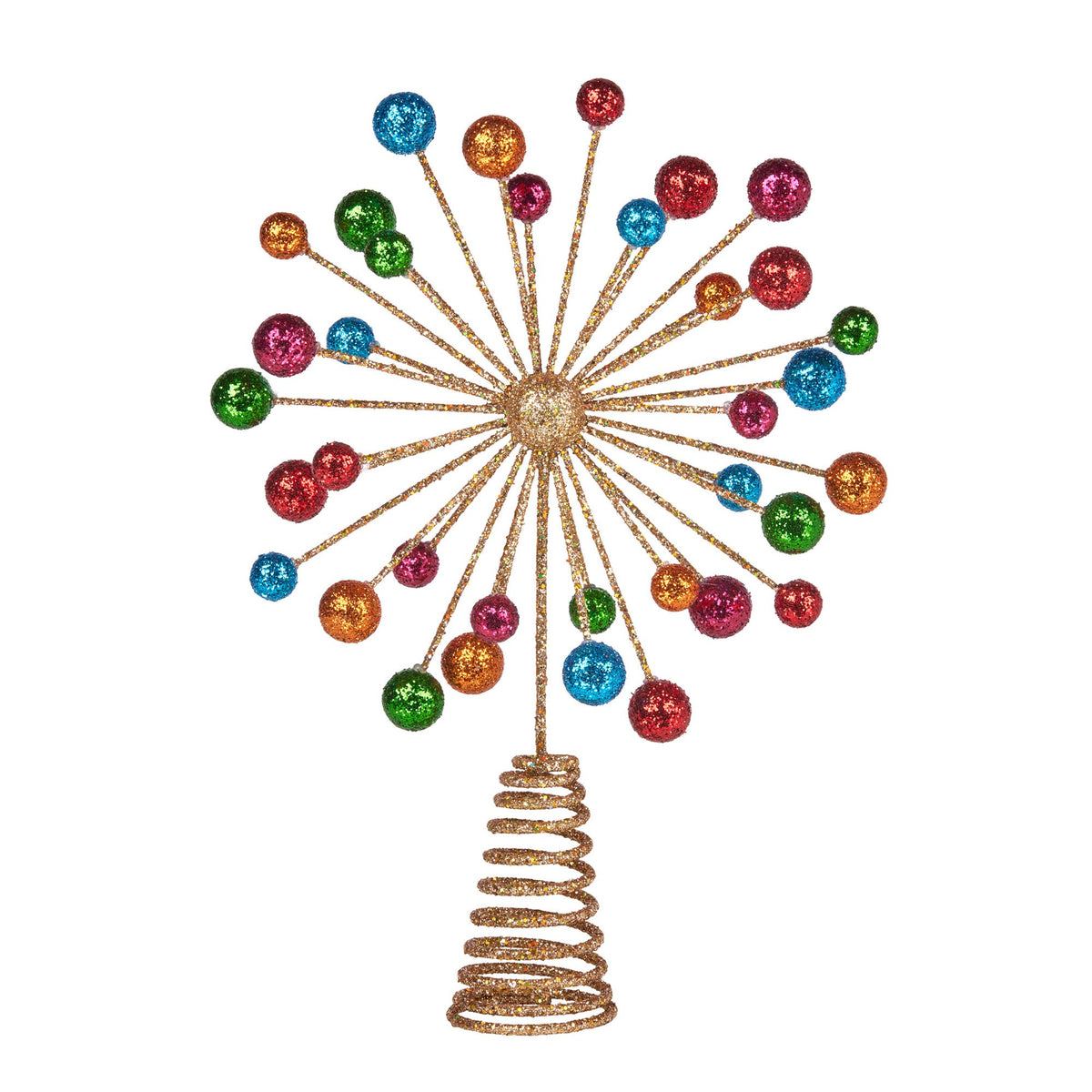 Christabelle Gold Spike Bauble Tree Topper, 29 cm