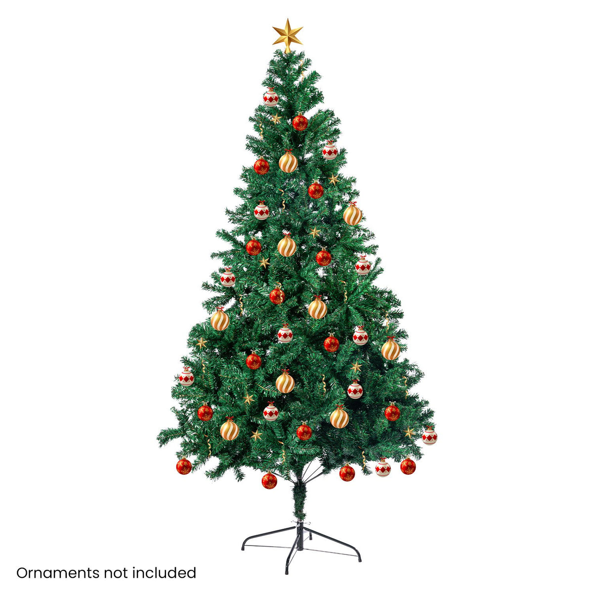 Christabelle Green Artificial Christmas Tree, 1.5 m to 2.4 m