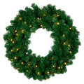 Christabelle Chadwick Wreath with LED Lights, 61 cm, lit up in the dark