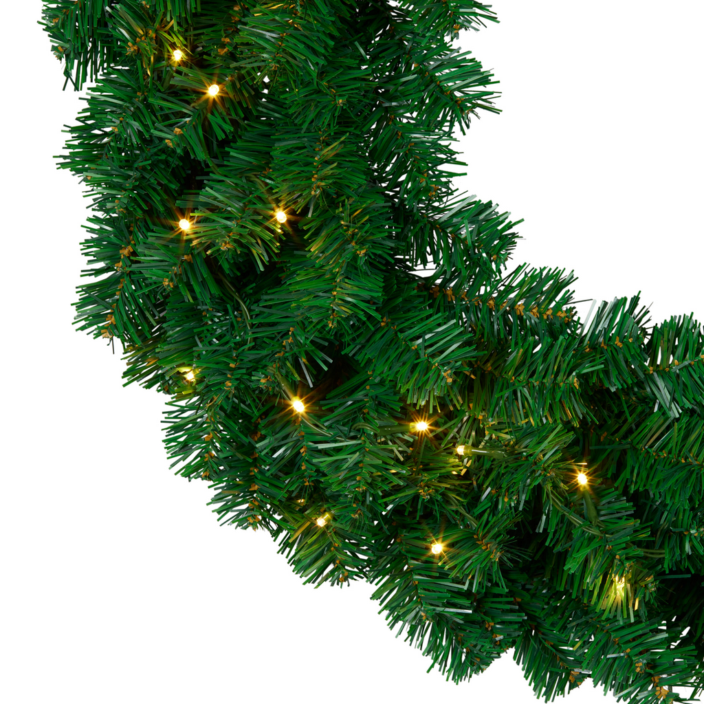 Christabelle Chadwick Wreath with LED Lights, 61 cm, lit up in the dark, photo 4 of 7