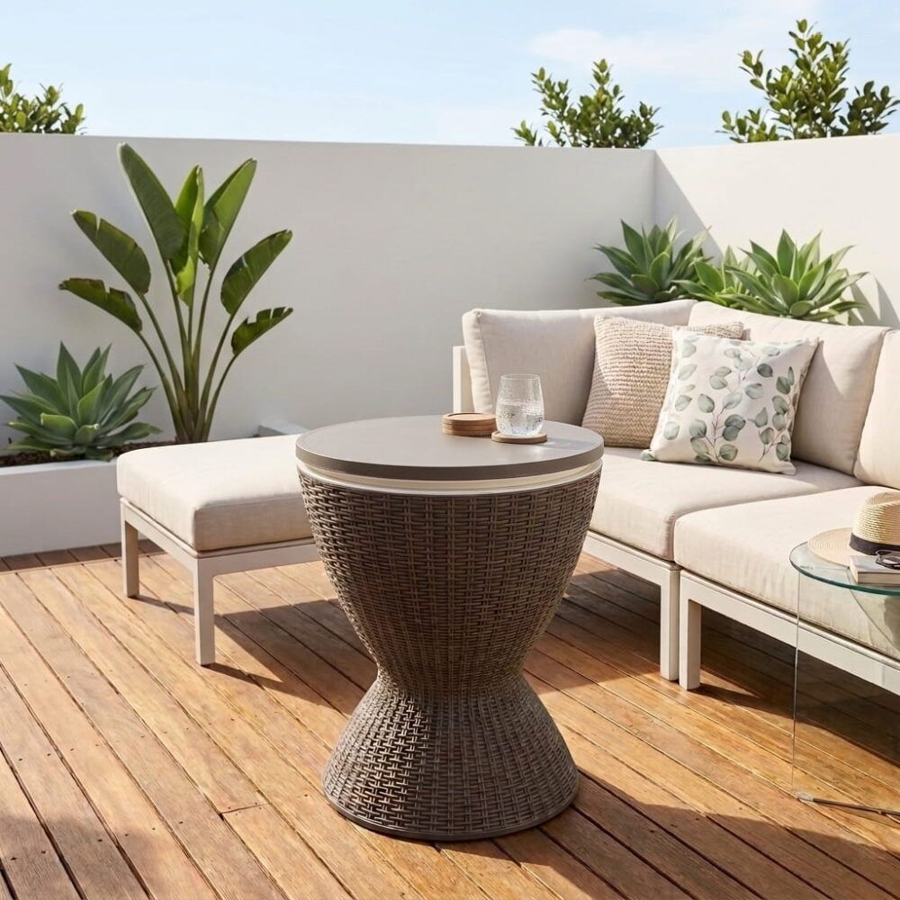 Dreamo Outdoor Ice Bucket Cooler Table, 30 L