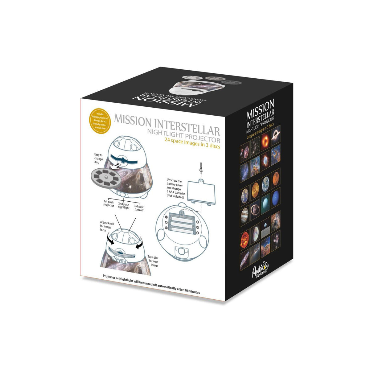 Mission Interstellar Dreamy Sky Night Light Projector