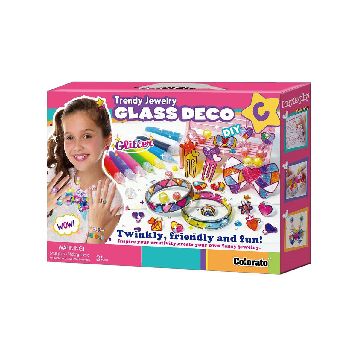 Colorato Trendy Jewellery Glass Art Deco
