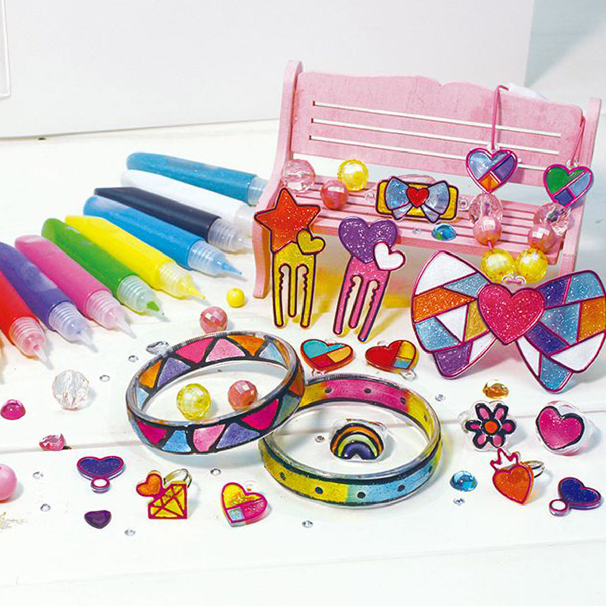 Colorato Trendy Jewellery Glass Art Deco
