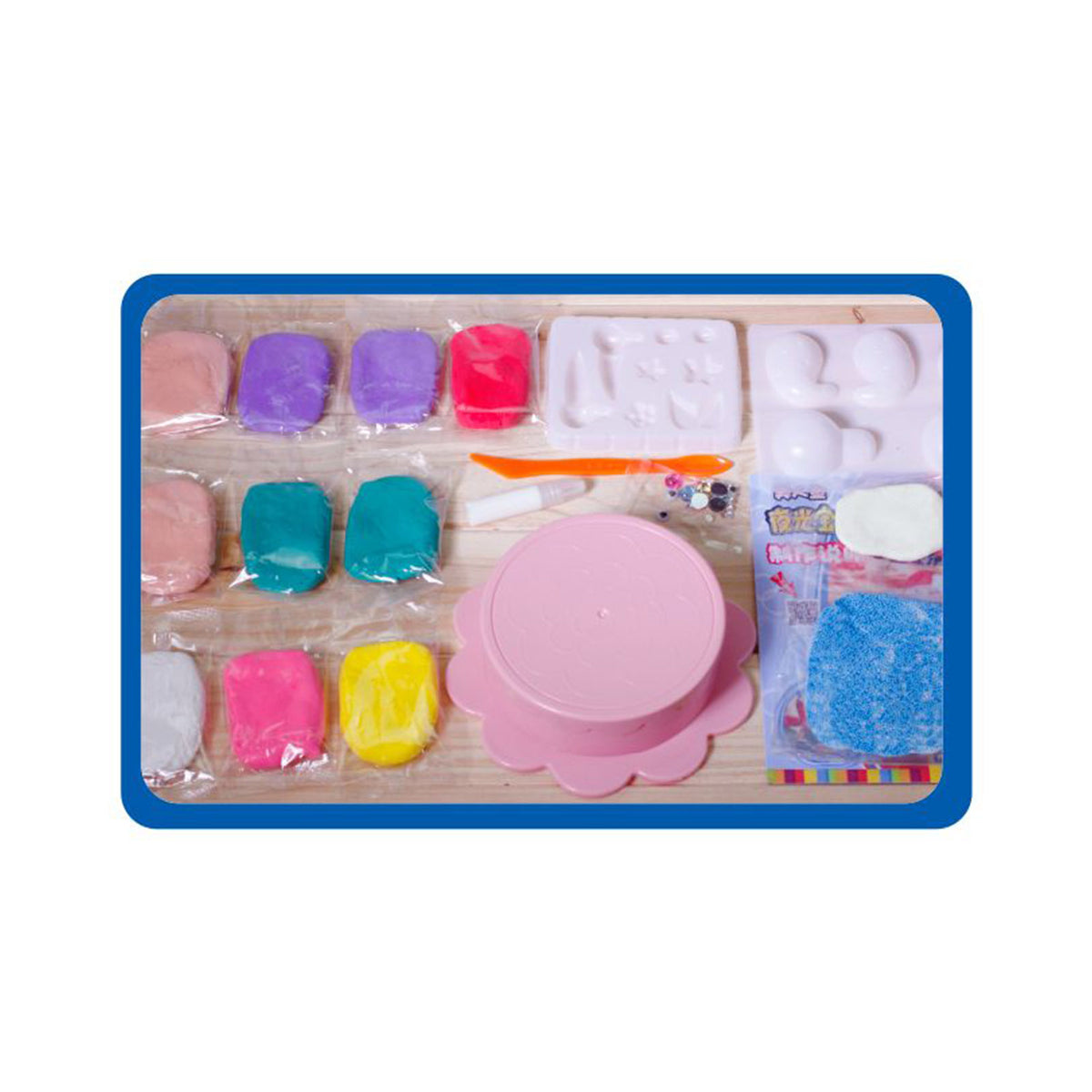 Colorato Mermaid Glow Set - Glow-in-the-Dark Super Clay DIY Craft Kit