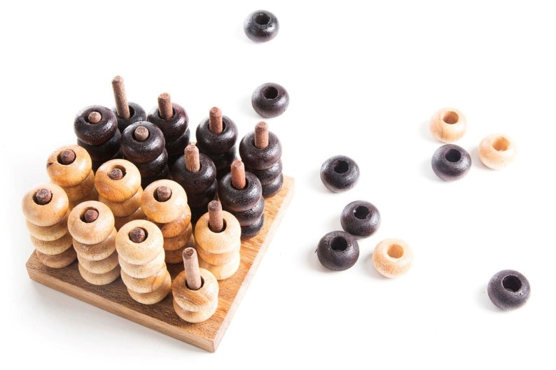 4 IN A ROW GAME Connect four board 3 dimensional handmade