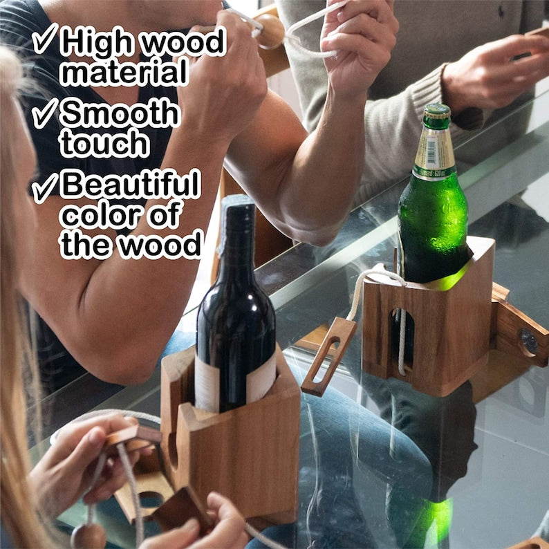 CraftedTimberCreations Beer Bottle Lock Puzzle