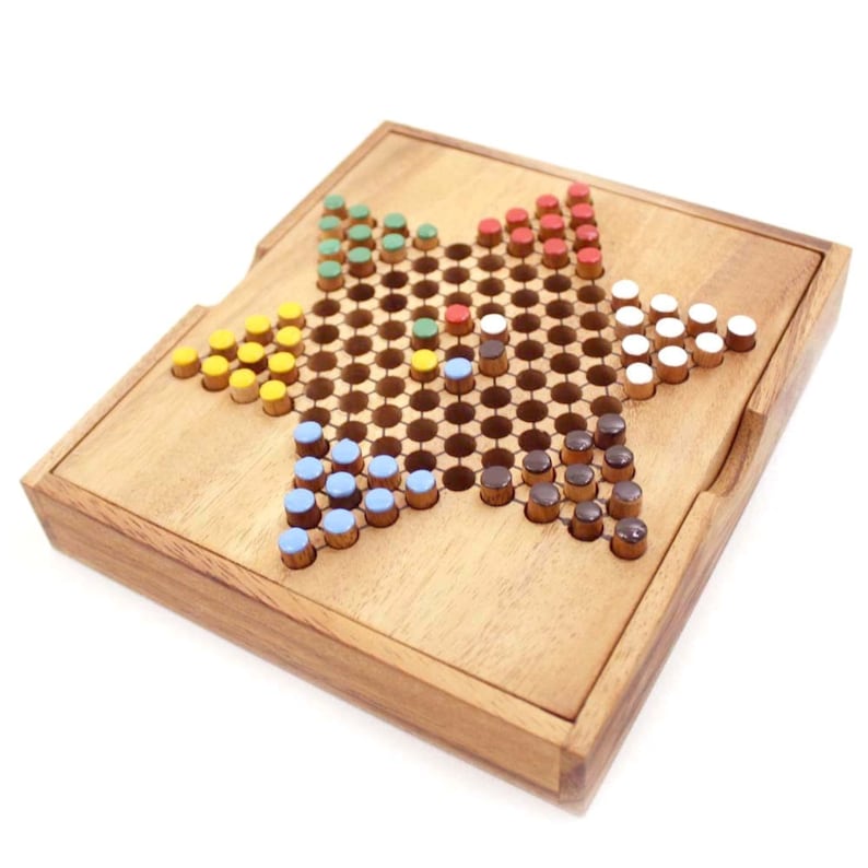 Chinese Checkers - wooden board game