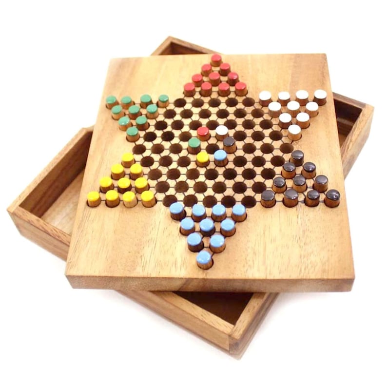 Chinese Checkers - wooden board game