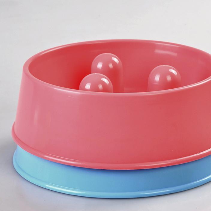 2 x XL Pet Anti Gulp Feeder Bowl Dog Cat Puppy slow food Interactive