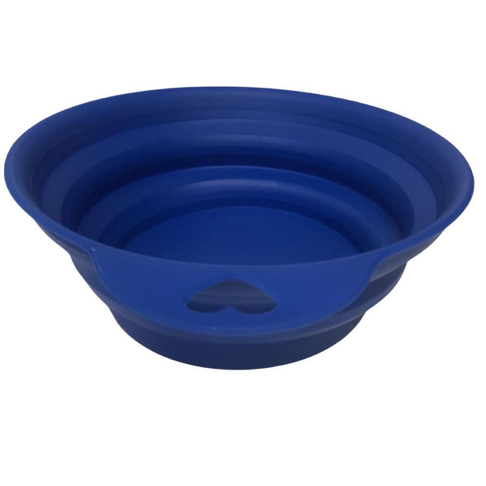 4 x Pet Portable Folding Bowl Dog Cat Food Feeding Water Feeder