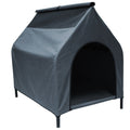 Grey XL Waterproof Portable Flea and Mite Resistant Dog Kennel House