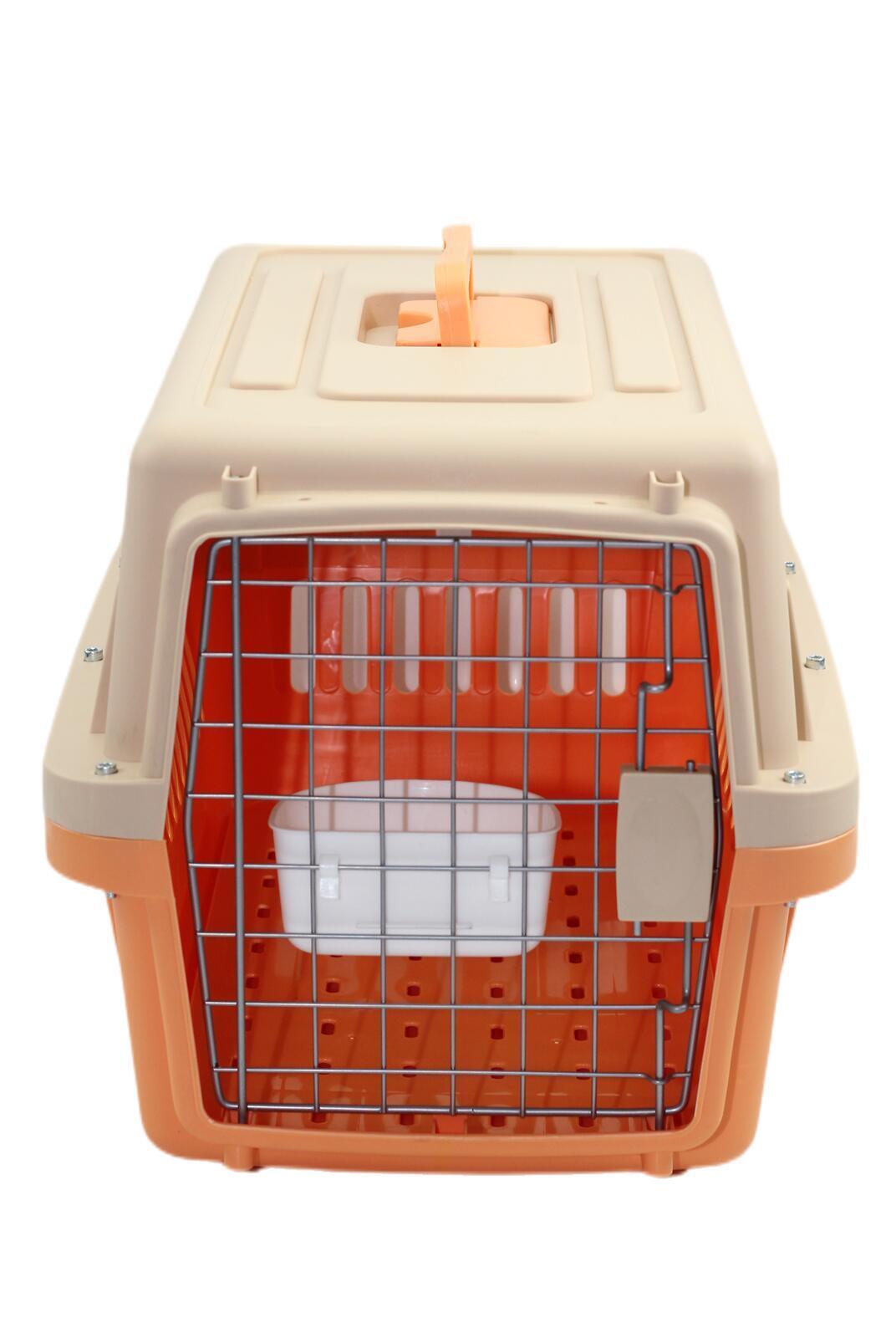 YES4PETS Small Dog Cat Crate Pet Airline Carrier Cage With Bowl