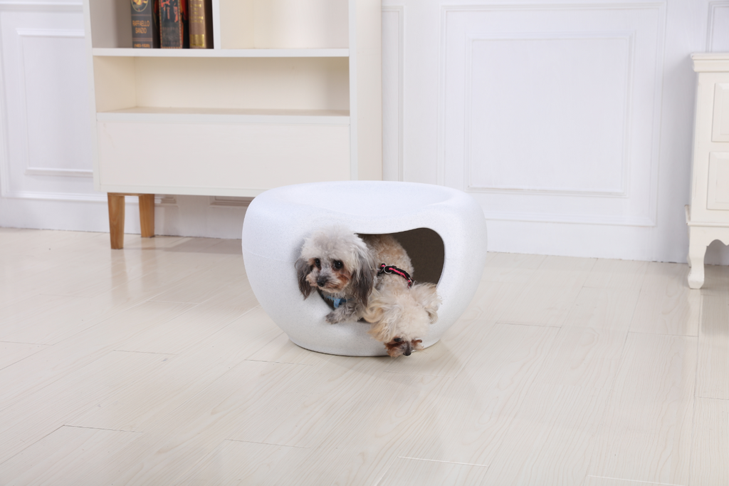 YES4PETS Cat Kitten Bed Cave Small Dog House Kennel Plastic Pet Pod