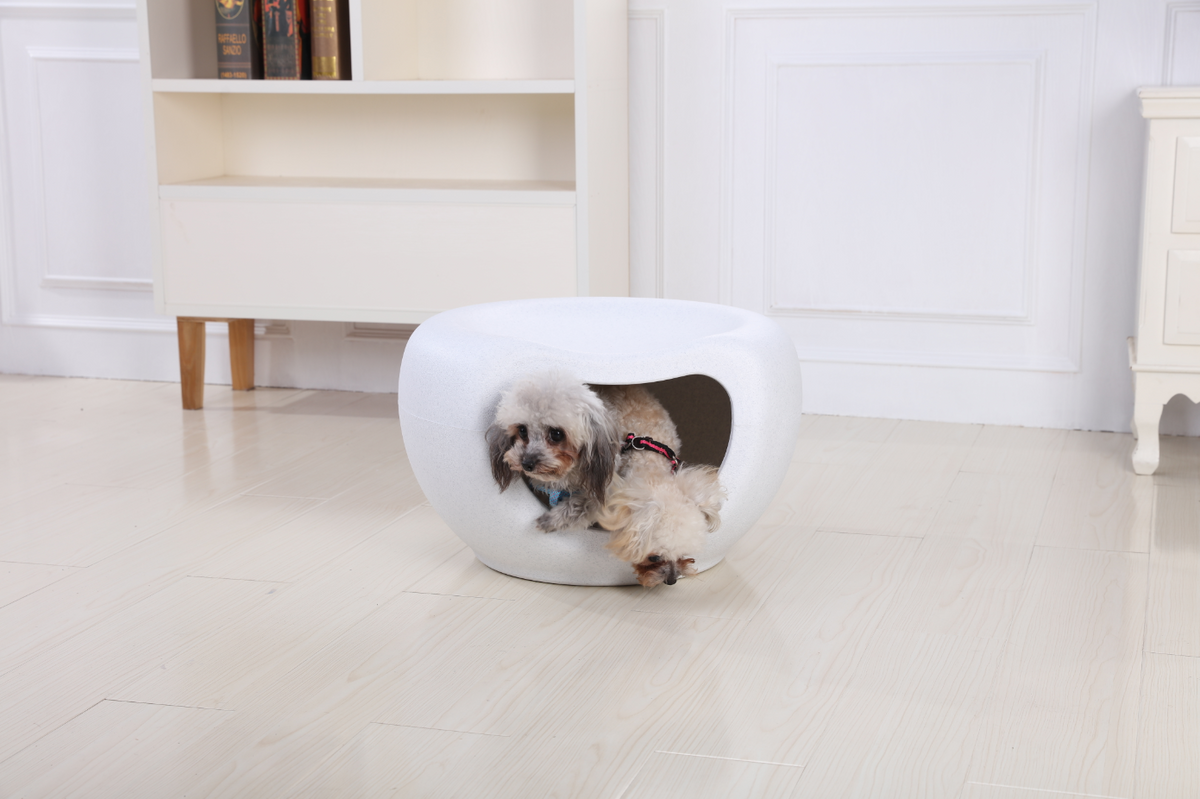 YES4PETS Cat Kitten Bed Cave Small Dog House Kennel Plastic Pet Pod