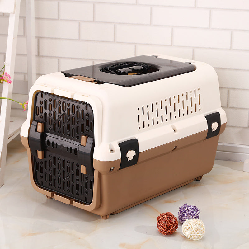 YES4PETS Medium Dog Cat Crate Pet Rabbit Carrier Travel Cage