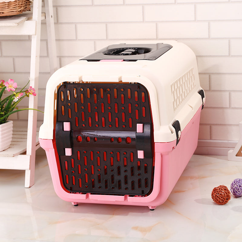 YES4PETS Medium Dog Cat Crate Pet Rabbit Carrier Travel Cage