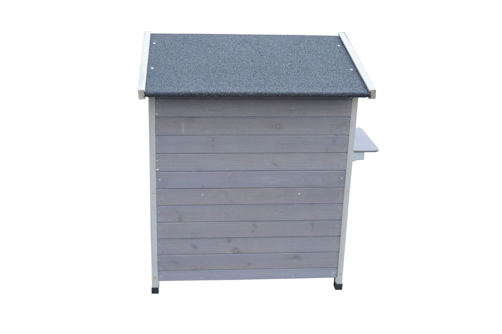 YES4PETS Rabbit Hutch Cat House Outdoor Wooden Shelter Condo Small