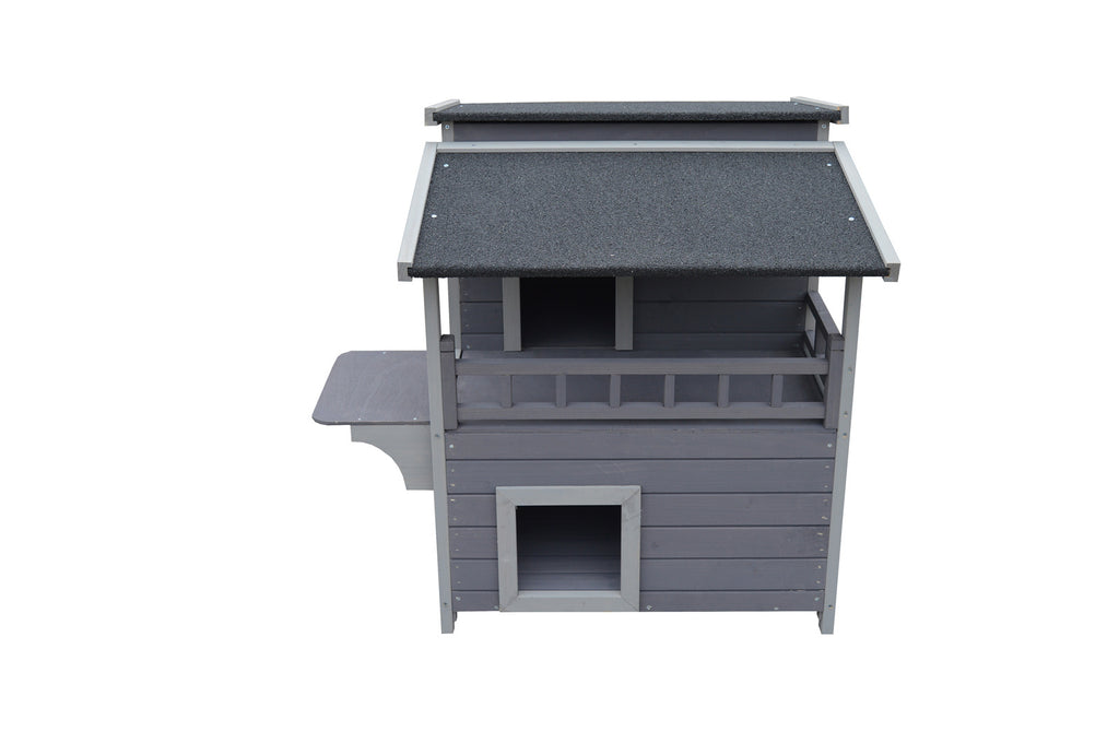 YES4PETS 2 Story Cat Shelter Condo