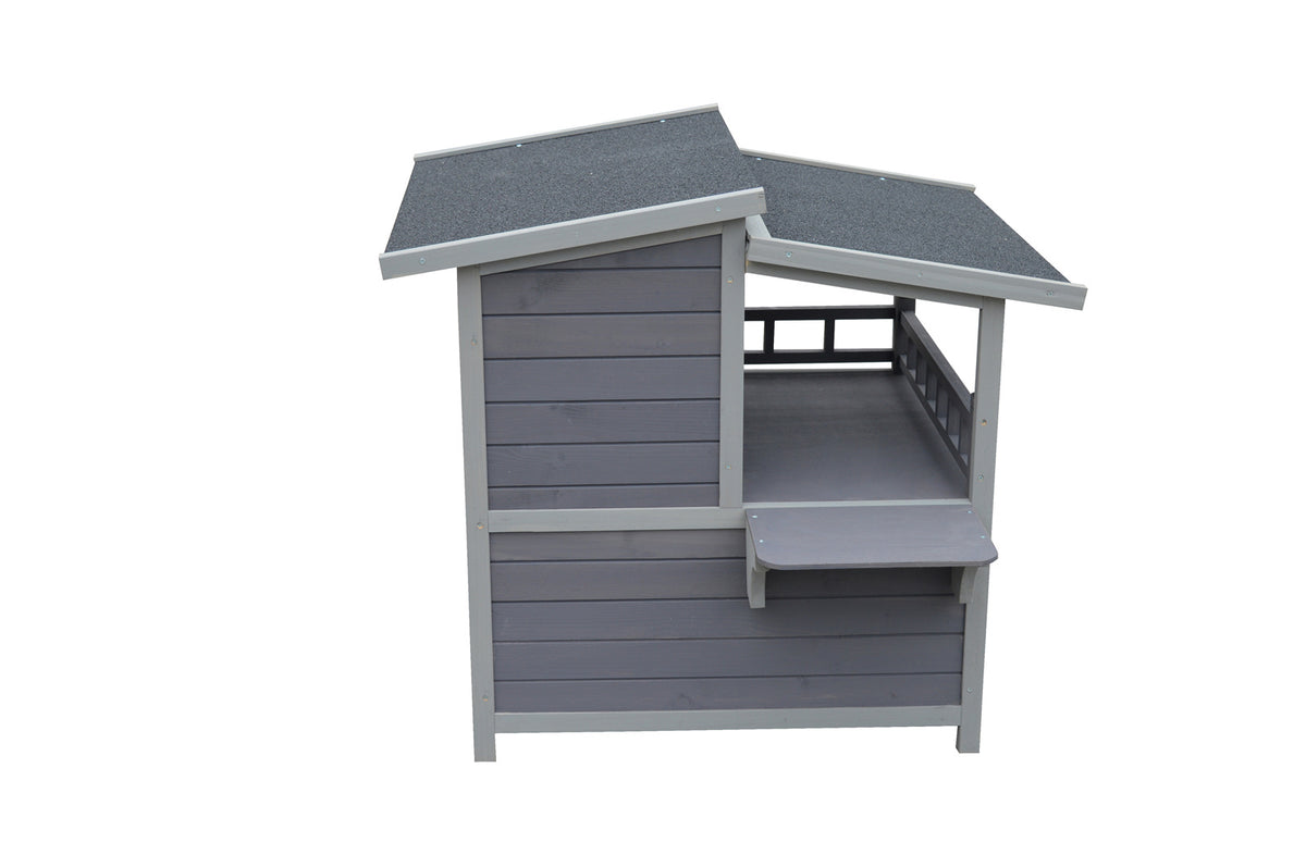 YES4PETS 2 Story Cat Shelter Condo