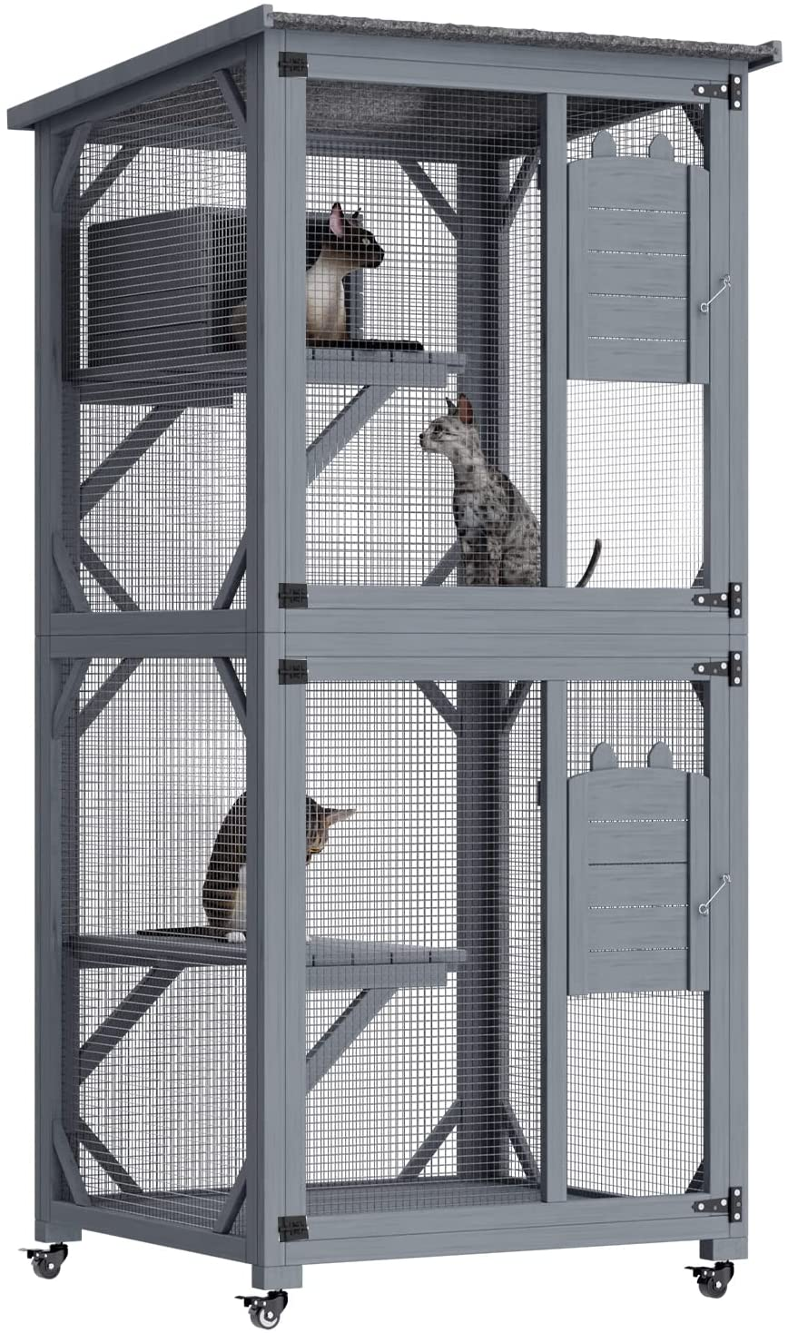 YES4PETS 173cm Pet Cat Bird Shelter Condo