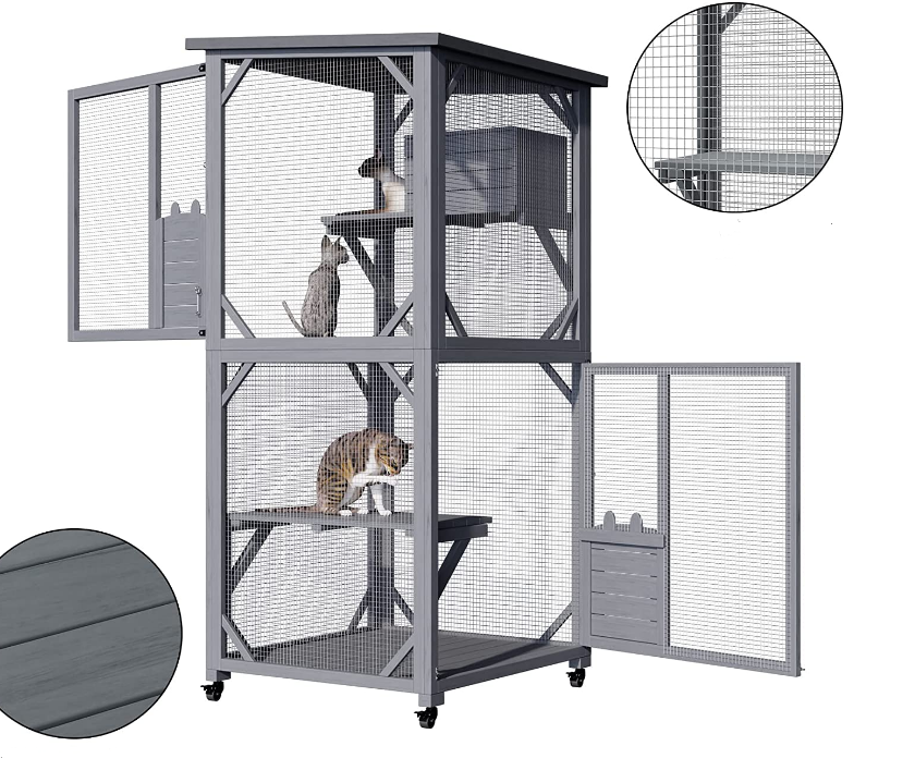 YES4PETS 173cm Pet Cat Bird Shelter Condo