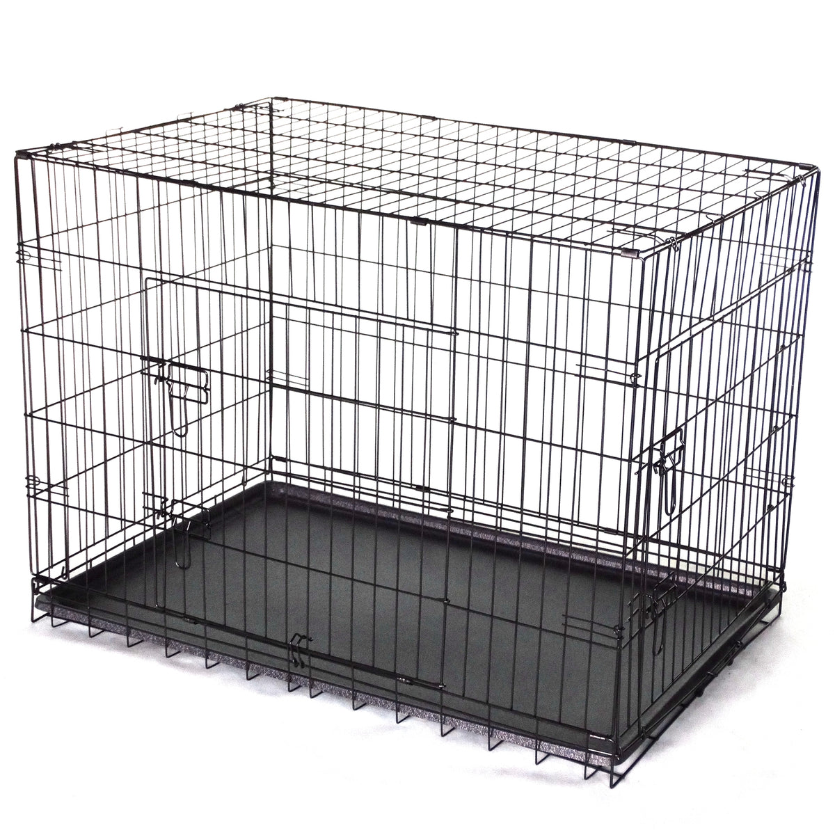 YES4PETS 24' Collapsible Metal Dog Rabbit Crate Puppy Cage Cat