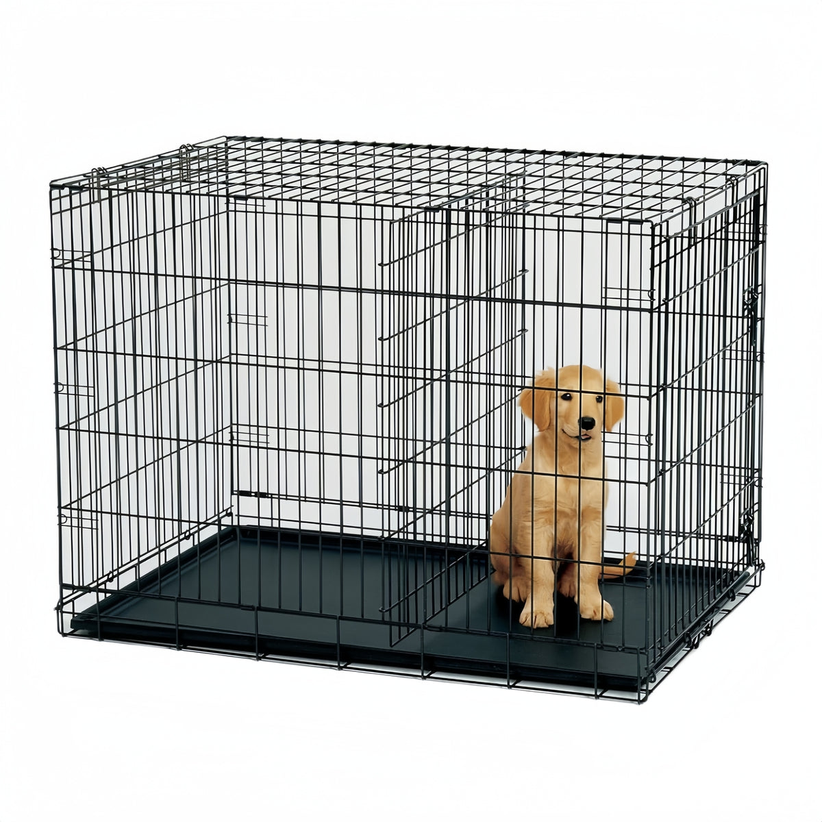YES4PETS 30' Collapsible Metal Dog Rabbit Crate Cage Cat Carrier