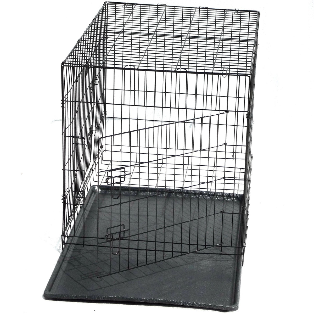 YES4PETS 30' Collapsible Metal Dog Rabbit Crate Cage Cat Carrier