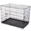 YES4PETS 36' Collapsible Metal Dog Cat Puppy Crate Cage Cat Rabbit