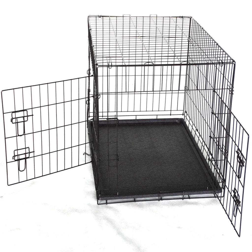 YES4PETS 36' Collapsible Metal Dog Cat Crate Cage Cat Carrier