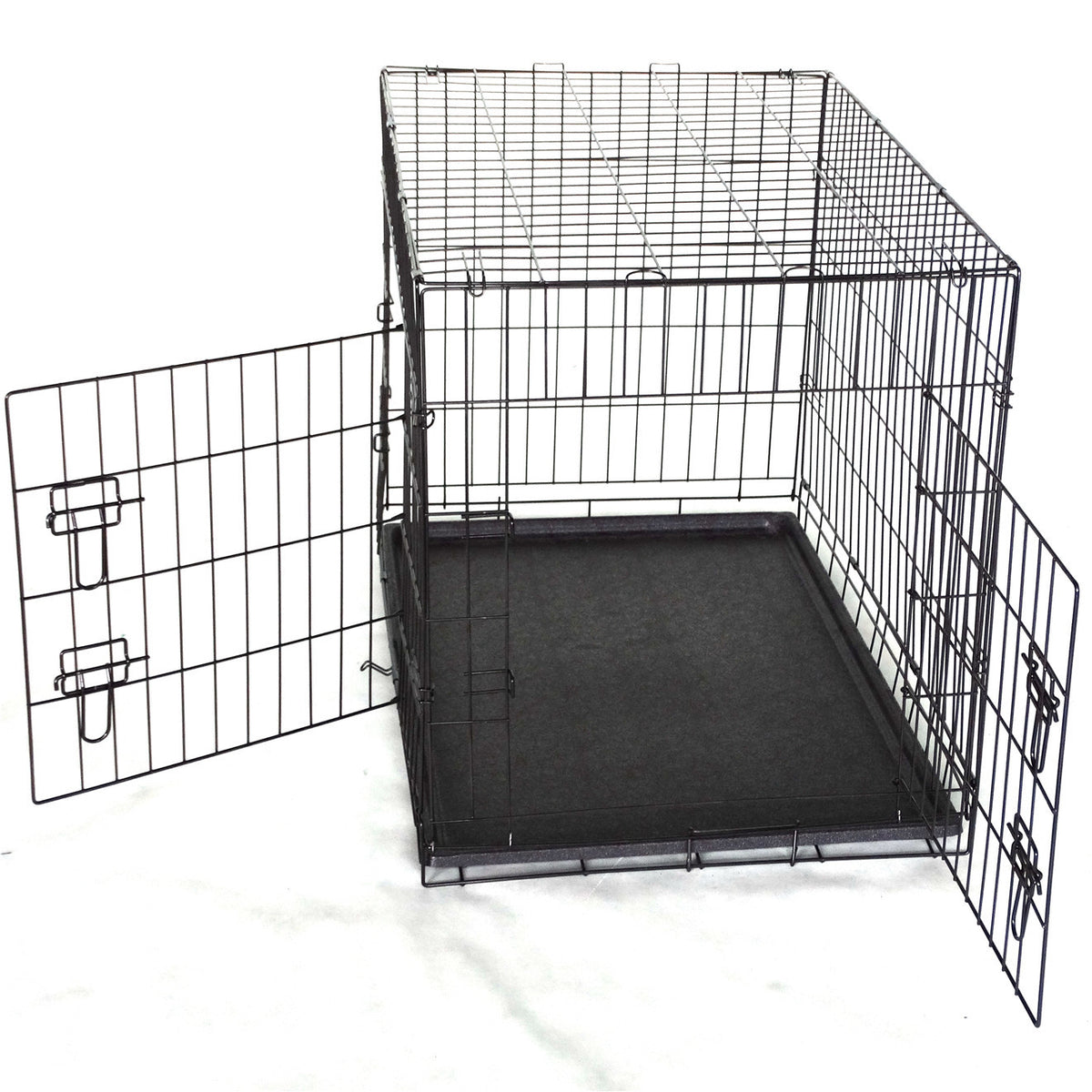 YES4PETS 36' Collapsible Metal Dog Cat Crate Cage Cat Carrier