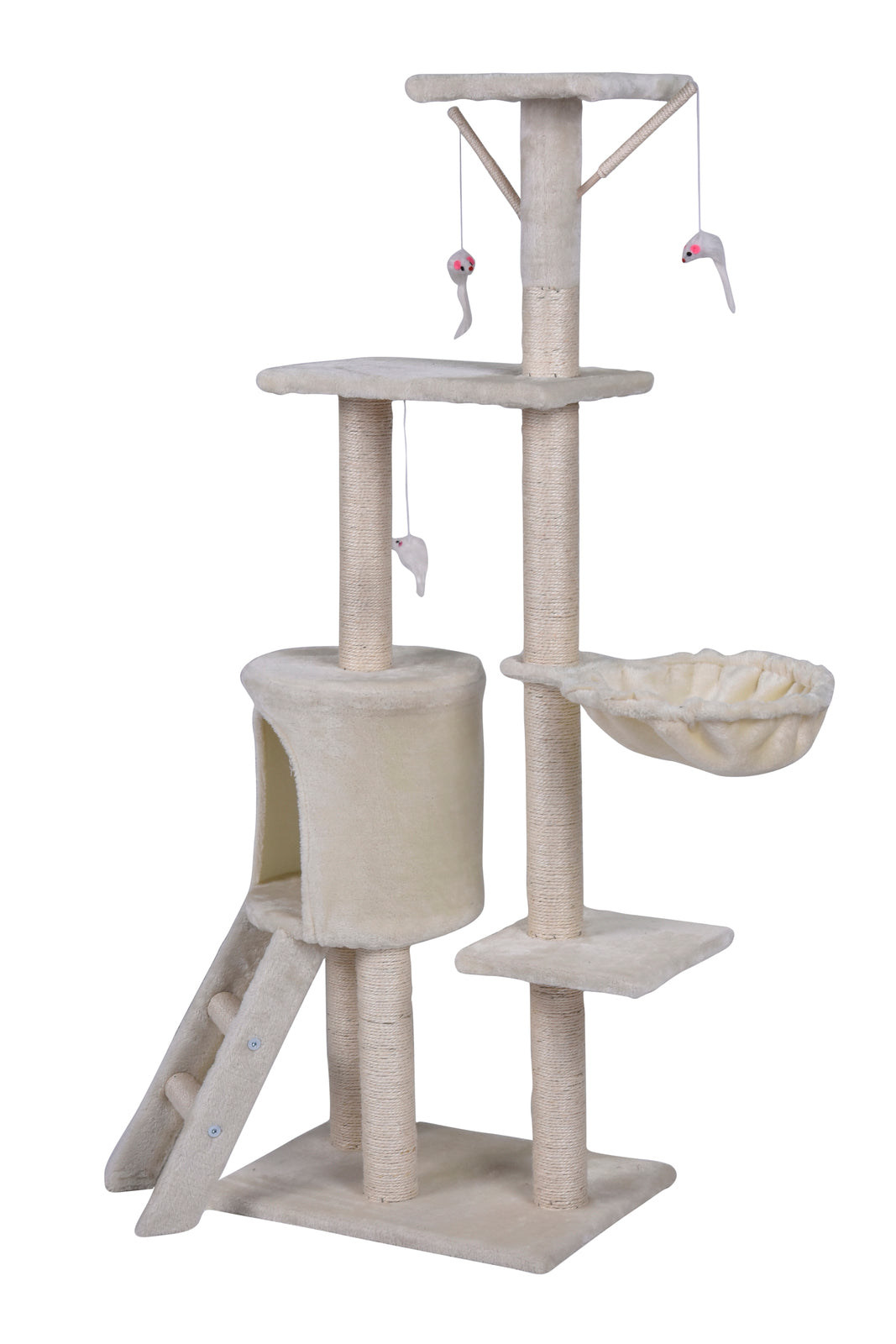 YES4PETS 138cm Cat Scratching Post Tree Post House Tower