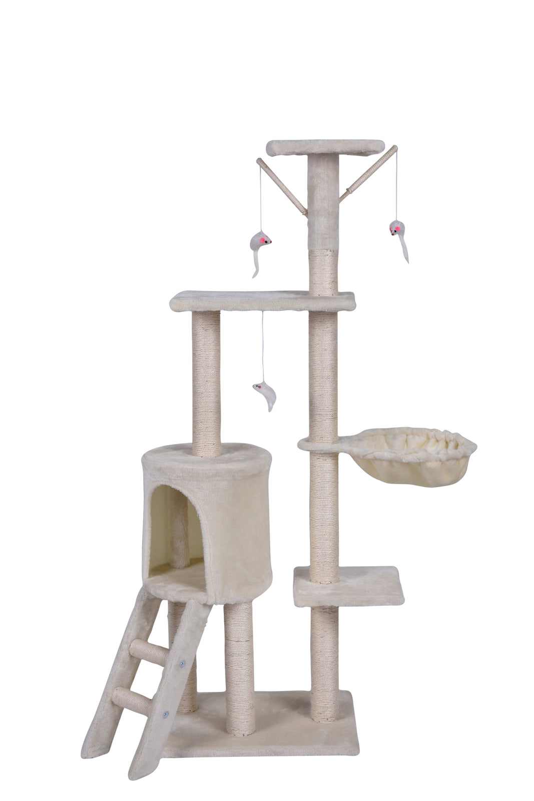 YES4PETS 138cm Cat Scratching Post Tree Post House Tower