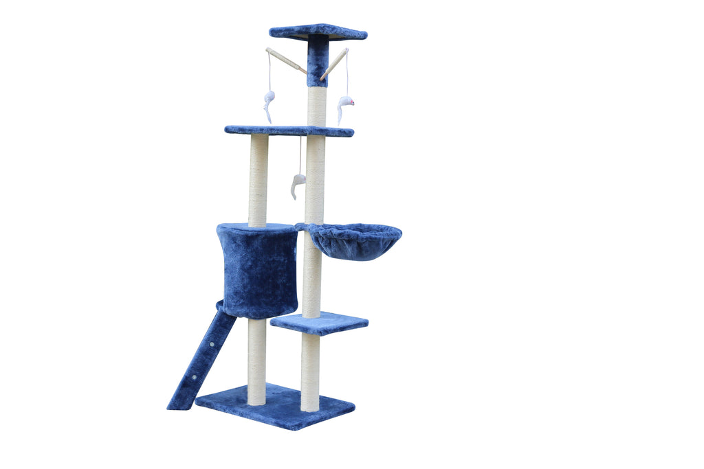 YES4PETS 138cm Cat Scratching Post Tree Post House Tower