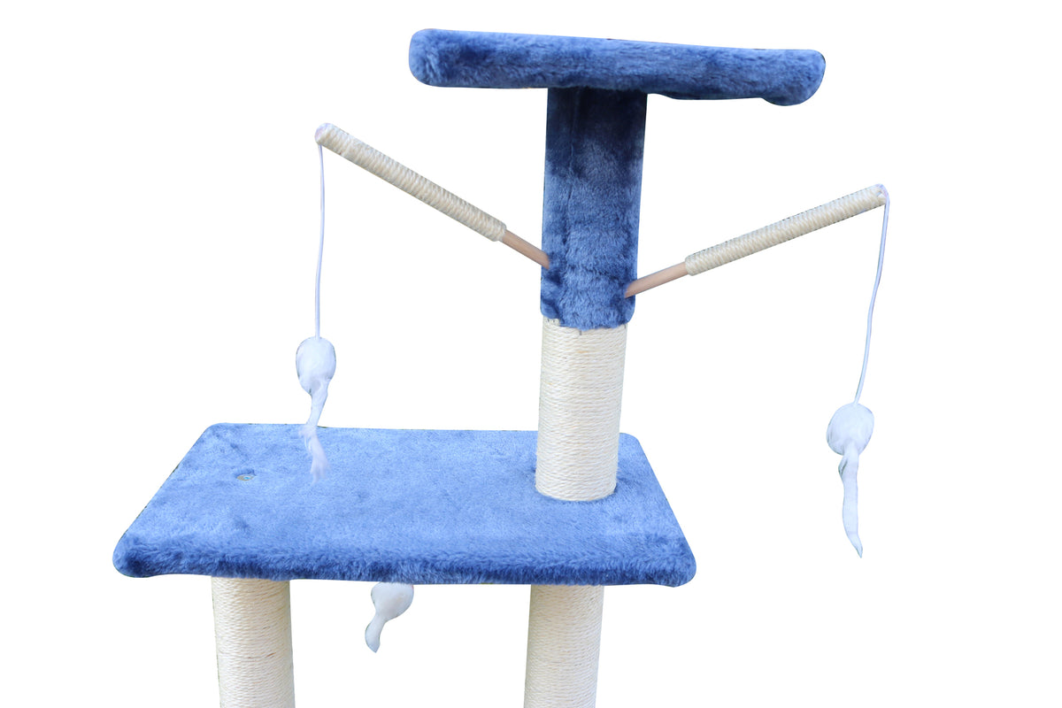 YES4PETS 138cm Cat Scratching Post Tree Post House Tower