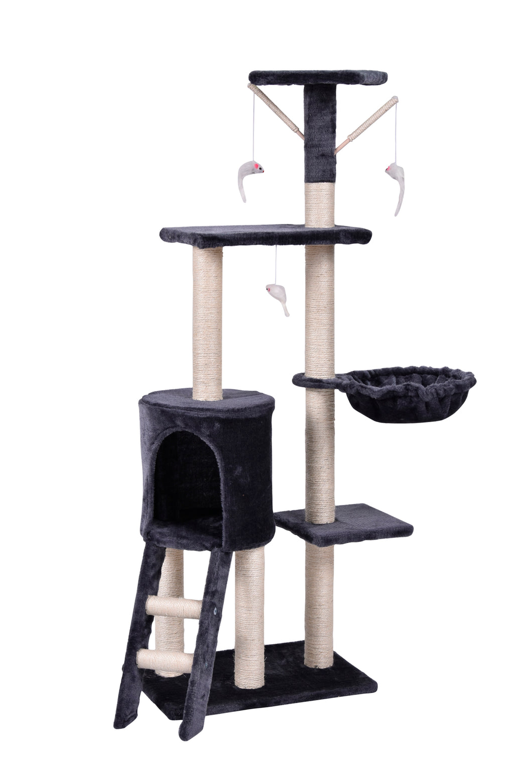 YES4PETS 138cm Cat Scratching Post Tree Post House Tower