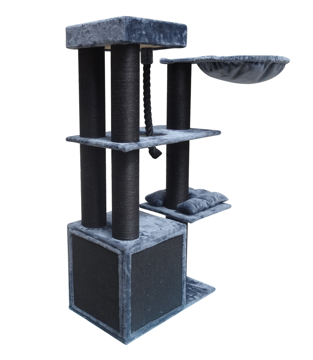 YES4PETS 33kg 160 cm XL Multi Level 14cm Thick Cat Scratching Post